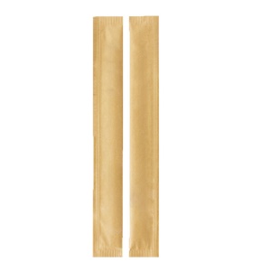 Baguettes jetables en bambou emballage individuel en papier longueur de 20cm/23cm