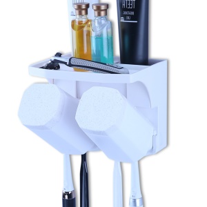 TidyTech Porte-brosse à dents support mural sans perforation