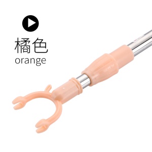 Fourche pour retirer le linge rétractable  en acier inoxydable