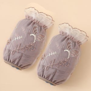 Manches bras en dentelle broderie