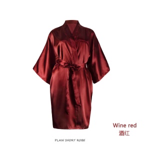 Robe de nuit sexy et courte  en soie