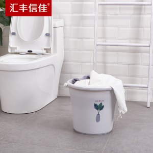 Seau à eau plastique mat épaissi et grand de 20L