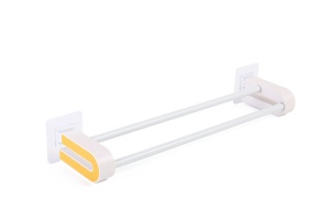 Porte-serviettes double barre  sans perforation