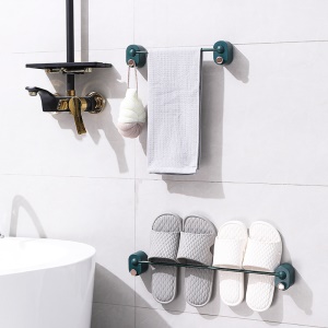 Porte serviette murale de salle de bain sans perforation