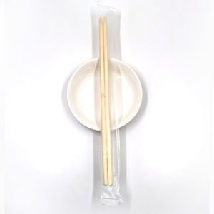 Baguettes jetables en bambou emballage individuel 23cm
