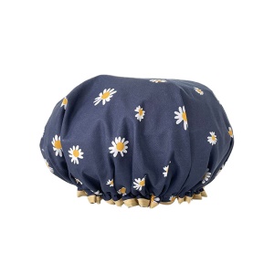 Bonnet de bain double couche imperméable imprimé