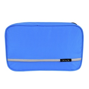 Trousse de toilette pliable Denor en nylon grande capacité 24*10*15cm