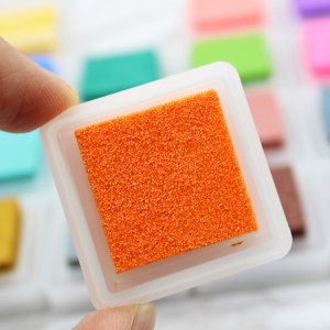GLITTER Tampon encreur petite boîte carrée