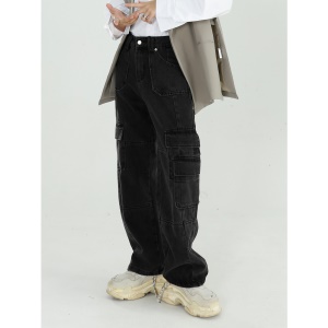 Jean homme  amle noir en coton