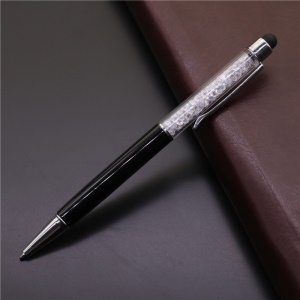 Stylo à bille avec cristal artificiel Stylo capacitif 1.0mm/0.7mm