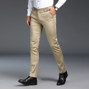 Pantalon de costume pour homme Slim Fit