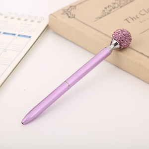 Stylo à bille Crystal Pilling Ball étui en métal