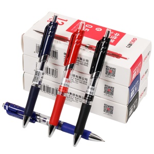 Deli stylos à bille rétractables 0.5 mm 12 pièces/boîte