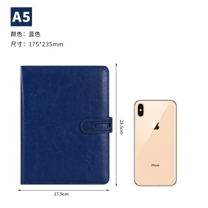 Carnet de note Cahier A5 couverture en PU 200 pages
