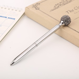 Stylo à bille Crystal Pilling Ball étui en métal
