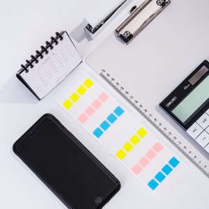 Marque-page mémo post tab couleur fluorescente