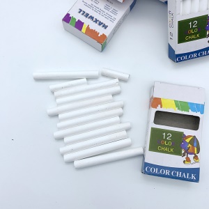 Set de 12 craies blanches