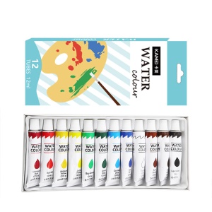 Set de peinture d'art en tube aluminium à l'huile acrylique 12 couleurs 12ml
