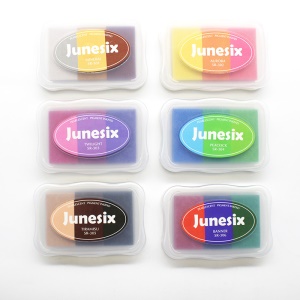 Junesix Tampon encreur en éponge fine couleur gradué
