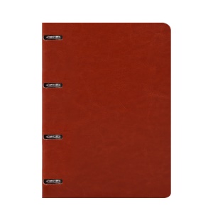 Cahier à feuilles mobiles B5 avec couverture en cuir PU épaissi 100 pages
