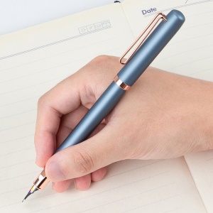 Stylo en forme de V tirant et absorbant l'encre