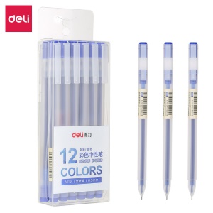 Deli  A119 stylo à billet à pointe fine de 0.5mm multicouleur d'encre