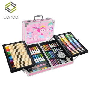 kit de peinture et coloration pour enfants Set de 132 pcs