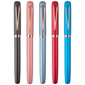 Stylo en forme de V tirant et absorbant l'encre