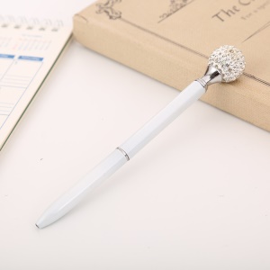 Stylo à bille Crystal Pilling Ball étui en métal