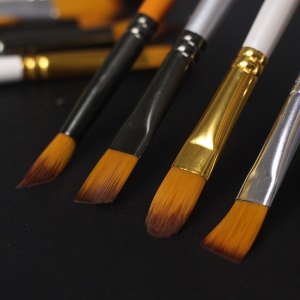 Ensemble de pinceaux Art Gouache Giorgione avec poils en nylon 5pcs