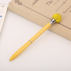 Stylo à bille Crystal Pilling Ball étui en métal