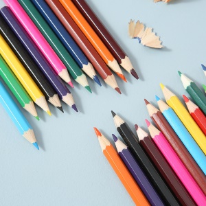 Ensemble de 12 crayons de couleur Ryoyo de 3.5 pouces pour écoliers