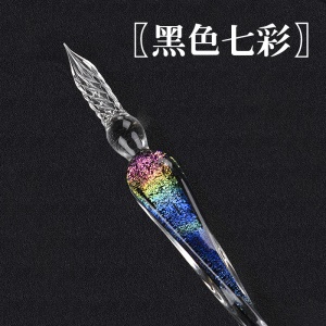 Stylo en verre pour l'art, l'écriture, la signature 19cm