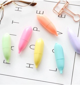 Stylo aquarelle pour enfants 6 couleurs en forme de banane