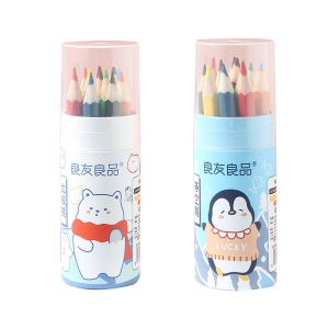 Ensemble de 12 crayons de couleur Ryoyo de 3.5 pouces pour écoliers