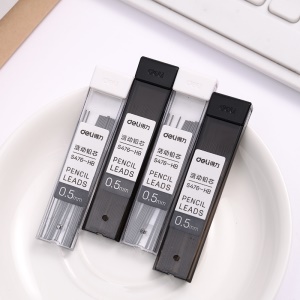 Deli S477/S476 Recharges pour crayon rétractable HB 0.7/0.5 mm
