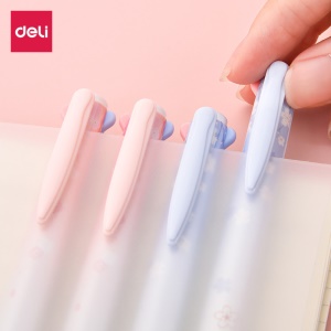 Deli S311 Stylo à bille rétractable à quatre couleurs 0.7 mm