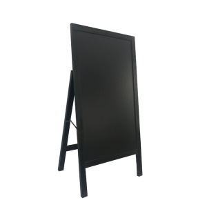 Tableau noir vertical en forme de A en bois et magnétisable