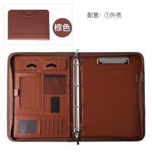 Porte document classeur multifonction portable avec calculatrice