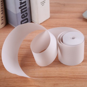 Papier rouleau de caisse enregistreuse thermosensible pour l'impression de petits tickets ou factures 57 * 50mm