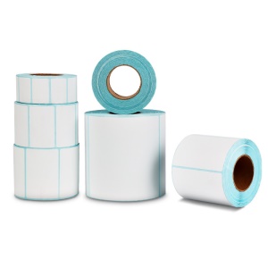 Papier à étiquettes thermique autocollant