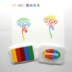 Junesix Tampon encreur en éponge fine couleur gradué