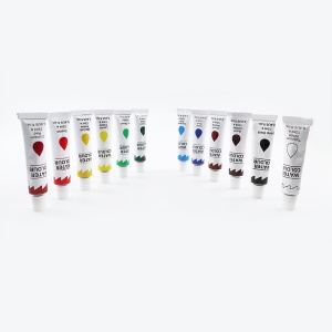 Set de peinture d'art en tube aluminium à l'huile acrylique 12 couleurs 12ml