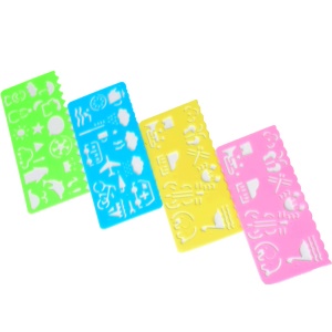 Pochoir à peinture Plastique Pour papier  Multifonctionnel