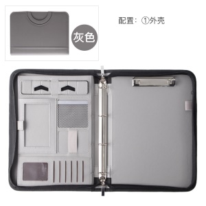 Porte document classeur multifonction portable avec calculatrice