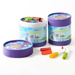 Boîte à crayons aquarelle solubles dans l'eau pour enfants