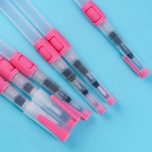 Ensemble stylo-pinceaux de 6 pièces avec tête de stylo en nylon