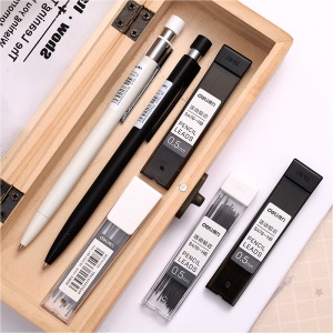 Deli S477/S476 Recharges pour crayon rétractable HB 0.7/0.5 mm