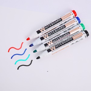 Marqueurs pour tableaux blancs à base d'eau, encre colorée, rechargeables