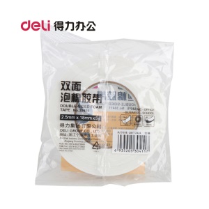 Deli ruban adhésif double face mousse adhésif
